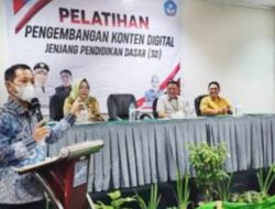 Dinas Pendidikan Bolmong Menggelar Pelatihan Pembangunan Konten Digital 