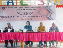 Dinas Pendidikan Bolmong Gelar Workshop Pendidikan Keluarga Dalam Rangka Pencegahan Stunting