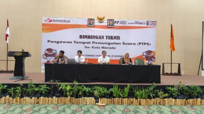 Jelang Pilkada 2024, Bawaslu Kota Manado Gelar Bimtek Pengawasan TPS