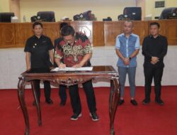 DPRD Bolmong Tetapkan Ranperda PD Gadasera dan Penandatanganan KUA-PPAS Tahun 2026 Lewat Paripurna