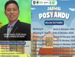 PKM Bilalang Informasikan Jadwal Posyandu, Kapus: Siap Melayani Masyarakat Untuk Kesehatan Dasar