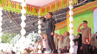 Wali Kota Kotamobagu Pimpin Upacara Harganas ke-33, Canangkan Gerakan Orang Tua Asuh Cegah Stunting