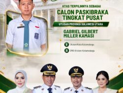 Siswa SMK Kristen Jadi Wakil Kotamobagu di Paskibraka Nasional
