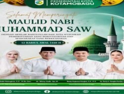Pemkot Kotamobagu Ajak Masyarakat Perkuat Keimanan di Momentum Maulid Nabi