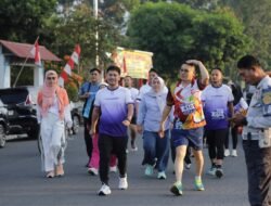 Semarak Kemerdekaan, Wawali Kotamobagu Lepas Peserta POCIL Merdeka Run
