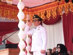 Wali Kota Weny Gaib Pimpin Upacara HUT ke-81 RI di Boki Hotinimbang